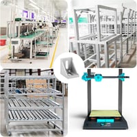 UNINGYI L-uholník 30x30 mm pre hliníkový profil, 90-stupňová rohová spojka, upevňovací materiál z nehrdzavejúcej ocele, stabilná rohová spojka pre 3D tlačiarne, 10 ks 3