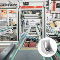 UNINGYI L-uholník 30x30 mm pre hliníkový profil, 90-stupňová rohová spojka, upevňovací materiál z nehrdzavejúcej ocele, stabilná rohová spojka pre 3D tlačiarne, 10 ks 9