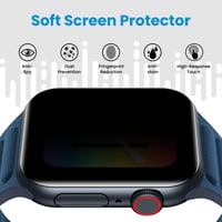 UniqueMe Privacy kijelzővédő fólia Apple Watch Series 10 46 mm - 8 db TPU 3
