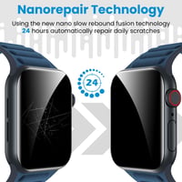UniqueMe Privacy kijelzővédő fólia Apple Watch Series 10 46 mm - 8 db TPU 6