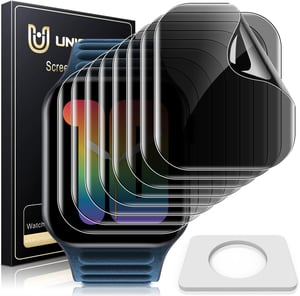 UniqueMe ochranná fólia na displej so zachovaním súkromia pre Apple Watch Series 10 46 mm - 8 ks TPU