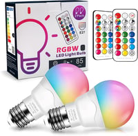 Unisun RGB LED žarulja E27 6W - mijenja boje, prigušiva 2