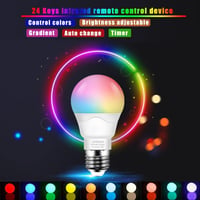 Unisun RGB LED izzó színváltó okos világítás 2