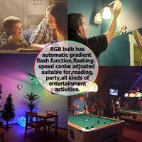 Unisun RGB LED izzó színváltó okos világítás 5