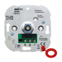 UNITEC 45059 LED fázový stmievač (Busch-Jäger, Jung, Gira) – biely 2