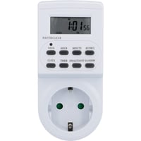 Unitec Digitális Heti Időkapcsoló Óra Beltéri Használatra LCD Kijelzővel Napi és Heti Programozással Fehér 5