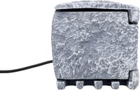 Priză exterioară Unitec IP44 cu aspect de piatră, 2 prize Schuko, cutie de distribuție pentru grădină, priză de exterior rezistentă la intemperii, 44244 8