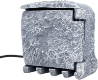 Priză exterioară Unitec IP44 cu aspect de piatră, 2 prize Schuko, cutie de distribuție pentru grădină, priză de exterior rezistentă la intemperii, 44244 9