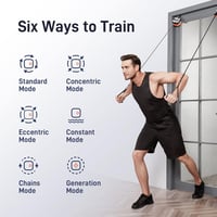 Káblový posilňovací stroj Unitree PUMP Pro domáca fitness stanica - energetická modrá 3