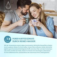 UNIWATER 4db Vízszűrő Patron Jura Kávéfőzőhöz 2009-ig Fehér Patron 7