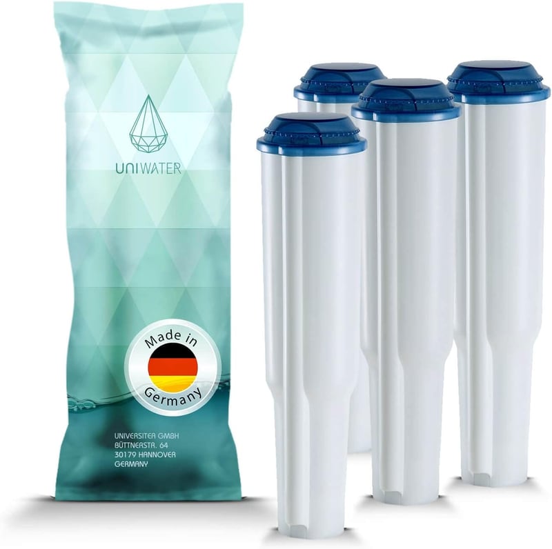 UNIWATER 4db Vízszűrő Patron Jura Kávéfőzőhöz 2009-ig Fehér Patron