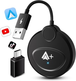 Uniytriox Android autó vezeték nélküli adapter YouTube és TikTok videóhoz, gyors átállás, Android 11 vagy újabb telefonhoz