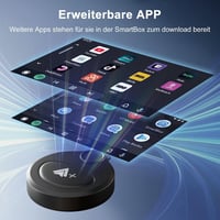 Adaptor wireless Android Auto Uniytriox pentru videoclipuri YouTube și TikTok, comutare rapidă, pentru telefoane cu Android 11 sau o versiune ulterioară 8