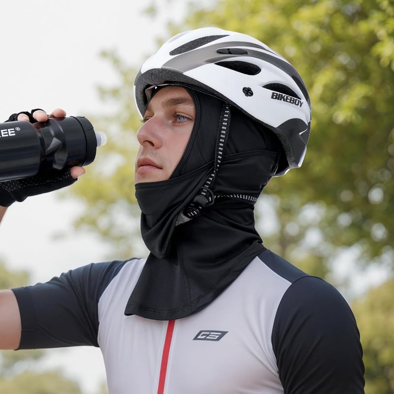 UNNESTAR 2 db Fekete Motoros Balaclava Arcmaszk - Teljes Arcvédelem Férfiaknak Nőknek Lélegző Szélálló Sísapka Kerékpározáshoz