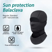 UNNESTAR 2 db Fekete Motoros Balaclava Arcmaszk - Teljes Arcvédelem Férfiaknak Nőknek Lélegző Szélálló Sísapka Kerékpározáshoz 7