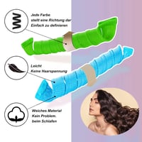 Unnosin 40 db spirál hajcsavaró szett 55 cm, hőmentes göndörítő, 2 db styler horoggal, 4 szín 3