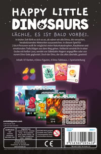 Unstable Games Happy Little Dinosaurs základná kartová hra pre 2–4 hráčov od 8 rokov, 30–60 minút, viacfarebná spoločenská hra 3