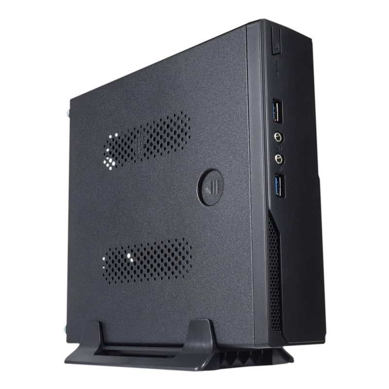 Počítačová skriňa Unykach UK 1003 Mini-ITX s držiakom VESA – čierna