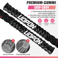 Coardă de sărit ponderată UOPON cu poster de antrenament - 0,6 kg - 280 cm 3