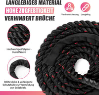 Coardă de sărit ponderată UOPON cu poster de antrenament - 0,6 kg - 280 cm 2