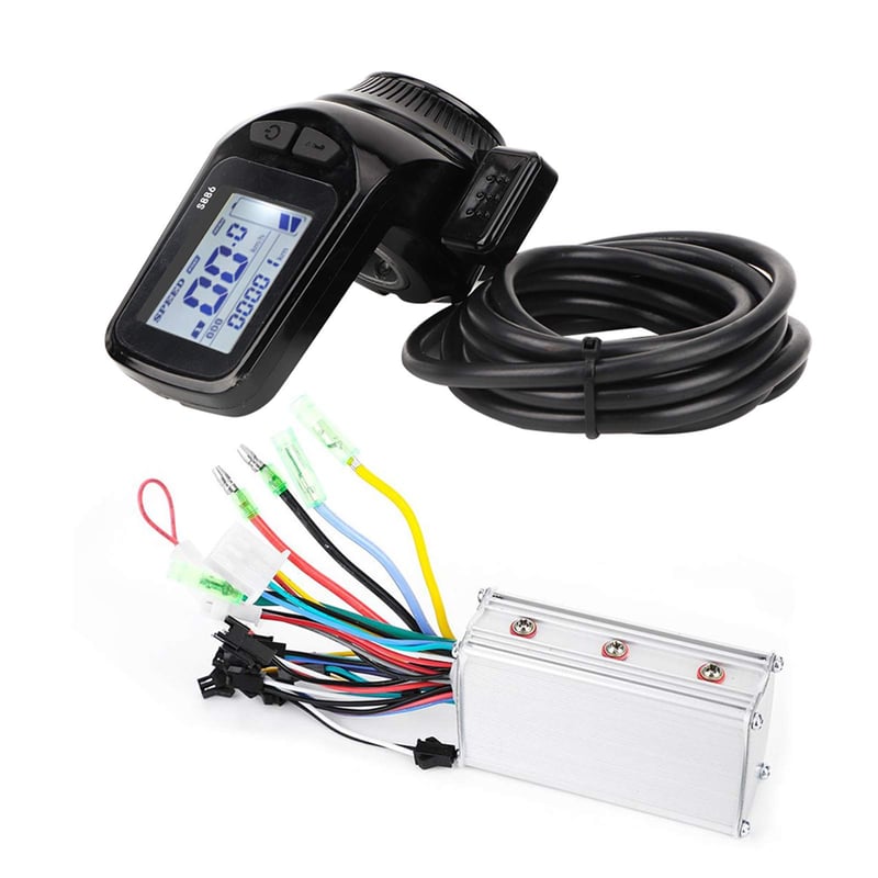 UPALDHOU 36V 350W Vodotesná súprava bezkefového regulátora s LCD displejom pre elektrické bicykle a kolobežky