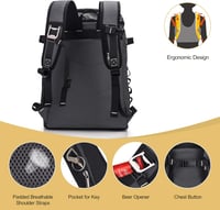 UPEELIFE 30L hűtő hátizsák piknik takaróval vízálló camping rucksack - Grey 6