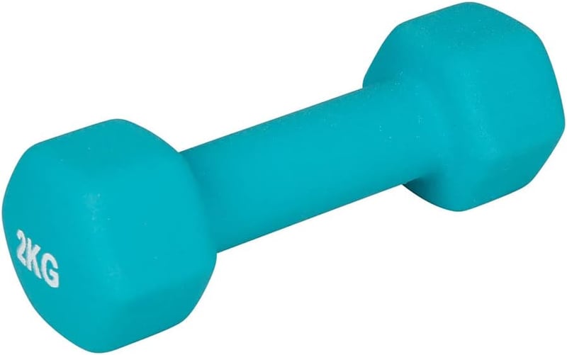 UPFIT 2kg Egykezes Súlyzó Kék - Ergonomikus Markolat Edzéshez