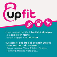 UPFIT 2kg Egykezes Súlyzó Kék - Ergonomikus Markolat Edzéshez 6
