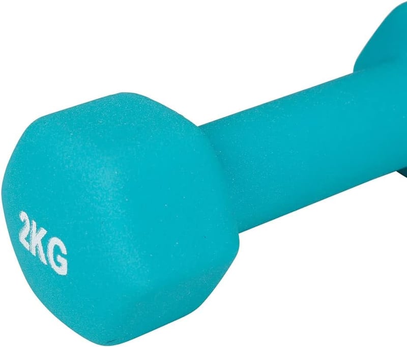 UPFIT 2kg Egykezes Súlyzó Kék - Ergonomikus Markolat Edzéshez