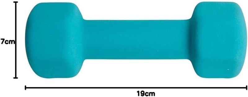 UPFIT 2kg Egykezes Súlyzó Kék - Ergonomikus Markolat Edzéshez
