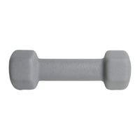 Gantera UPFIT 1 kg – Ganteră din fontă cu mâner lat – Gri – Pentru antrenamente fitness, cardio și forță 3