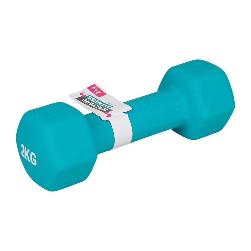 Liatinová jednoručná činka UPFIT - modrá - 2 kg