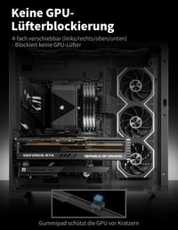 upHere CMGL7K GPU tartókeret - egyes bővítőkártyákhoz 5