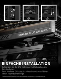 upHere CMGL7K GPU tartókeret - egyes bővítőkártyákhoz 4