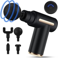 Uplayteck Mini Masszázspisztoly 6 Fokozat 4 Fejjel USB-C Töltéssel Csendes 1