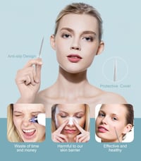 Upmore Profi Pattanáseltávolító Készlet Rozsdamentes Acne Eltávolító Eszköz Fém Tokkal 2