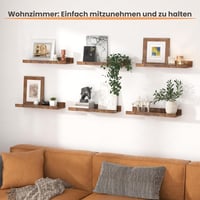 upsimples 3 db Fa Fali Polc 40x13 cm Nappali Hálószoba Konyha Fürdőszoba 2