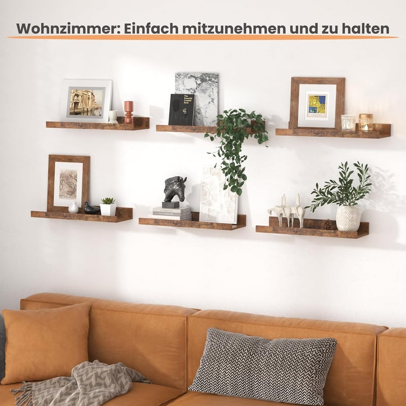 upsimples 3 db Fa Fali Polc 40x13 cm Nappali Hálószoba Konyha Fürdőszoba