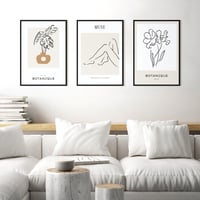 upsimples Okvir za slike A2 Crni 3 kom - Okvir za postere i fotografije za vješanje na zid vodoravno ili okomito, 42x59,4 cm, s kliznim umetkom 2
