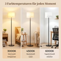 LED stojacia lampa UPXNBOR do obývačky, spálne a kancelárie – moderná podlahová lampa 3