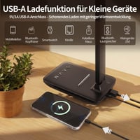 UPXNBOR LED stolna svjetiljka, prigušiva, za ured i čitanje kod kuće, s podesivom jačinom svjetlosti, stolna lampa za rad od kuće 5