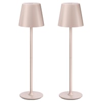 UPXNBOR LED bežična stolna lampa, set od 2 komada, metalna stolna lampa za vanjsku i unutarnju upotrebu 1