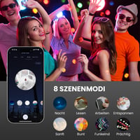 UPXNBOR Pametna LED žarulja E27 9W, RGBWW 16 milijuna boja, 850 lm, prigušiva WLAN pametna žarulja, kompatibilna s Alexa i Google Assistant, 2,4 GHz, 2 komada 7