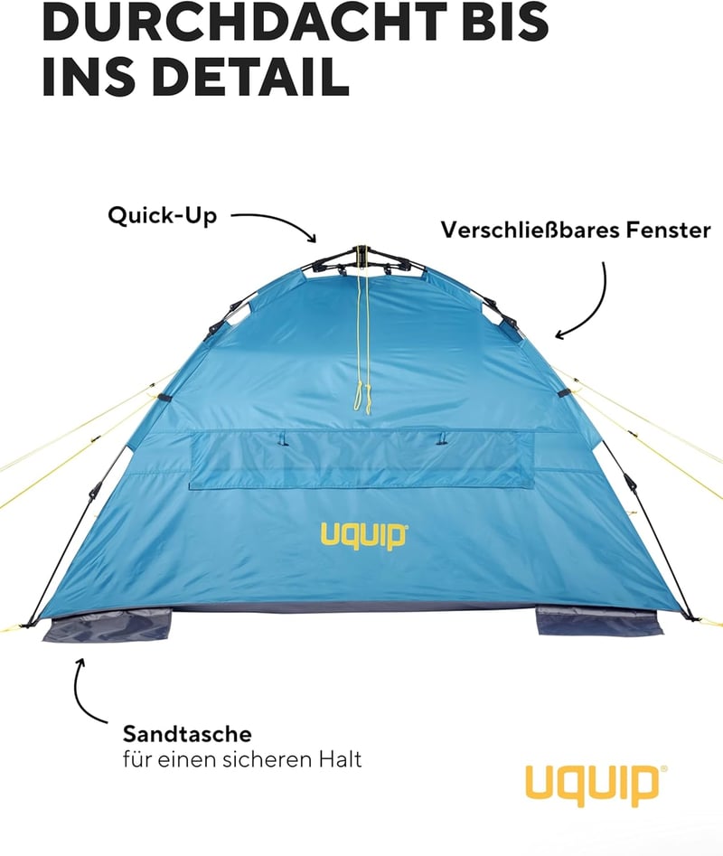 Uquip XL Buzzy Strandtáska UV Védelem 50+ Napvédelem és Szélvédelem