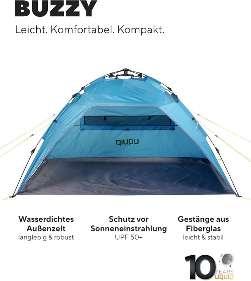 Uquip XL Buzzy Strandtáska UV Védelem 50+ Napvédelem és Szélvédelem