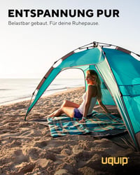 Uquip XL Buzzy Strandtáska UV Védelem 50+ Napvédelem és Szélvédelem 4