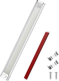 URAQT 120 LED beltéri világítás 8W 12V autó lakóautó konyha fürdőszoba csíkos lámpa kapcsolóval - 30 cm – 120 LEDs (1 Stück) 1