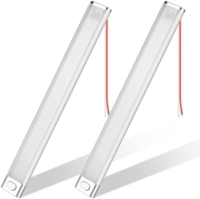 URAQT 120 LED szalag 2db 1600LM 8W 12V autó lakóautó konyha fürdőszoba világítás kapcsolóval