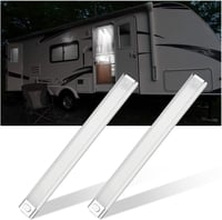 URAQT 120 LED szalag 2db 1600LM 8W 12V autó lakóautó konyha fürdőszoba világítás kapcsolóval 9