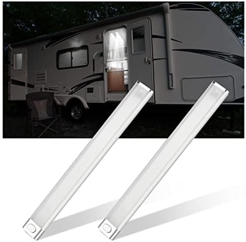 URAQT 120 LED szalag 2db 1600LM 8W 12V autó lakóautó konyha fürdőszoba világítás kapcsolóval